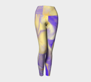 image of shells yoga leggings