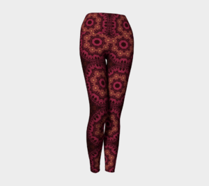 image of magic mosaic yoga leggings